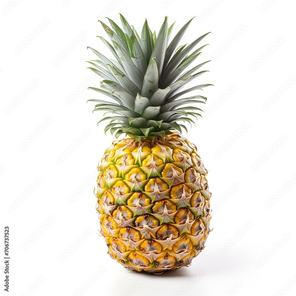 Fototapeta premium pineapple isolated on a white background