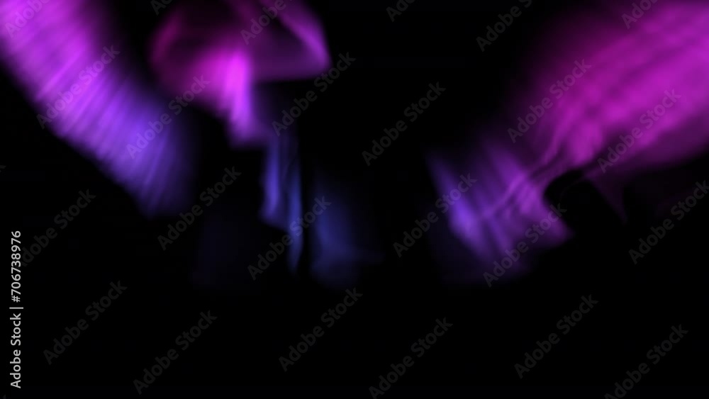 Glowing Aurora Purple Loop
