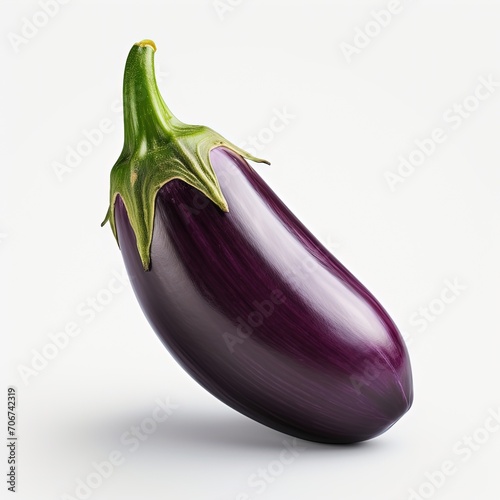 Highly detailed Photorealistic Render showcasing a luscious Eggplant, artfully displayed on an isolated white background, 32K --v 5.2 Job ID: a7fc1802-9e2b-4206-98b9-8e7e50c491a0 photo