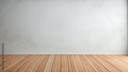 Empty Wooden Table Background on Wall  Wooden Table  Modern Design  Empty White Table on Wall
