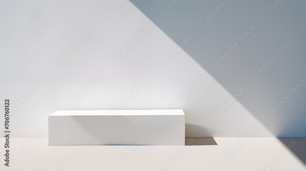 Simple white wall with an ethereal shadow. Simple white wall with an ethereal shadow.