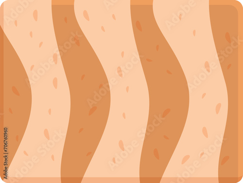 Apartment door mat icon cartoon vector. Entry visit. Greeting exterior