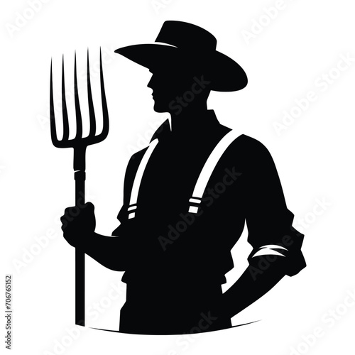 Farmer Silhouette