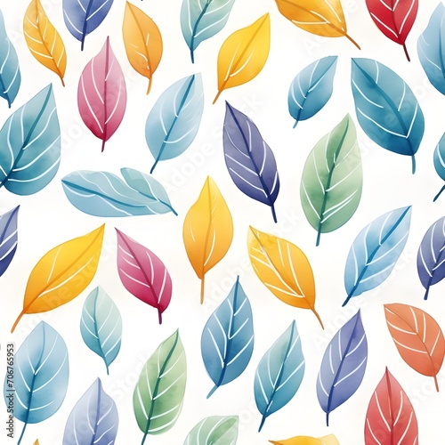 Seamless patterns featuring flowers  leaves  and botanical elements  Simple and minimalistic patterns