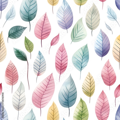 Seamless patterns featuring flowers  leaves  and botanical elements  Simple and minimalistic patterns