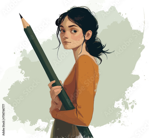 Creative Muse: The Artist's Portrait with Pencil