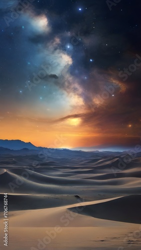 Sunset in the desert hd phone background wallpaper