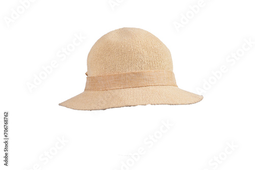 bucket hat head protection design fashion style isolated on white background
