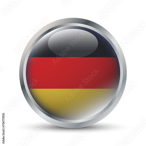 Germany Flag 3D Badge Illustration Free Download Germany Flag 3D Badge Illustration - GFXLoad