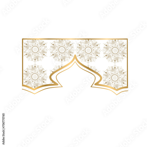 Islamic pattern frame 