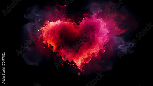 Romantic heart shaped Valentine's Day background for background, cards, flyers, posters, banners and cover designs etc.