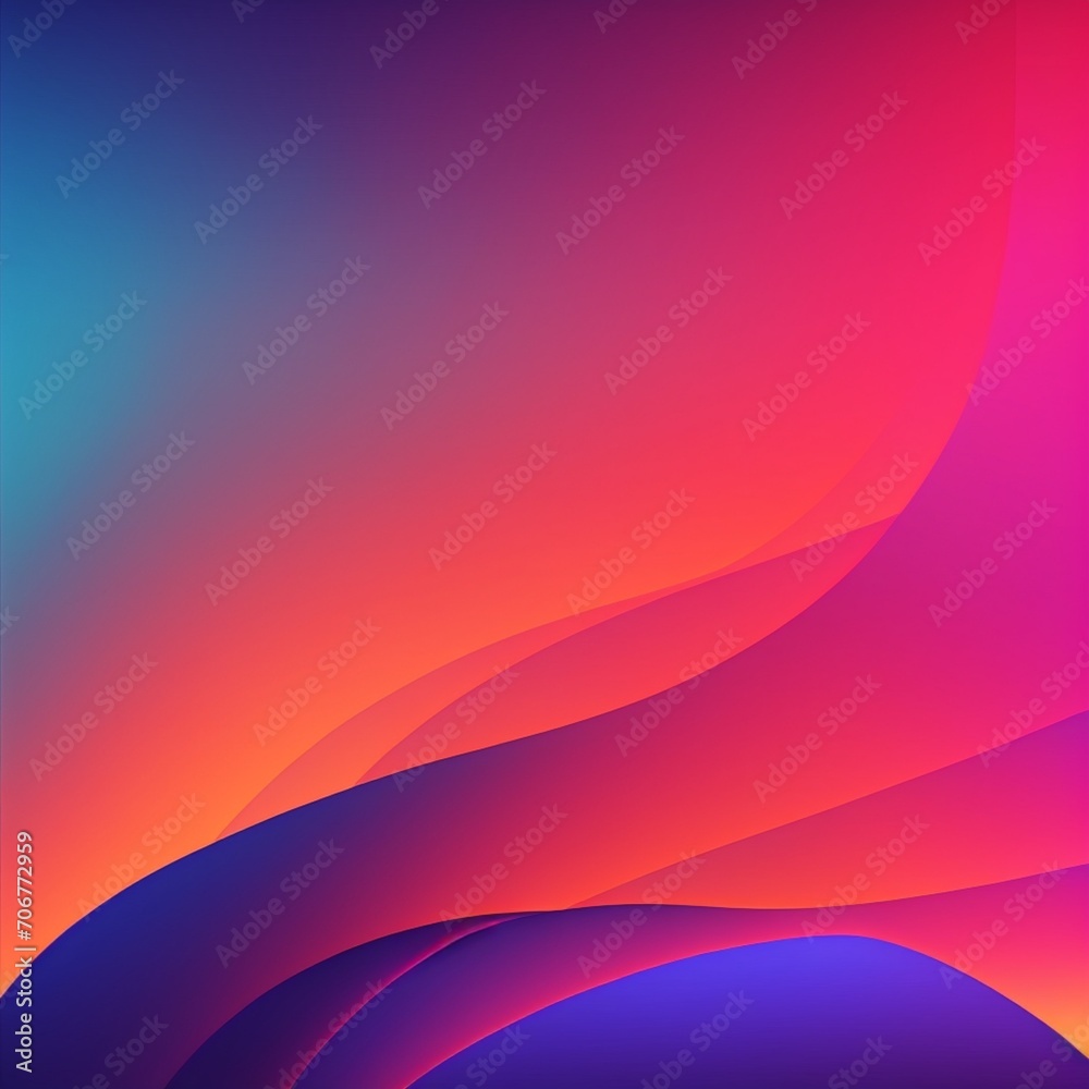 Fototapeta premium Gradient Trendy Neon light colorful background wallpaper. 3D render creative Neon light style Gaming theme. Abstract design Neon light line pattern vector illustration wallpaper.