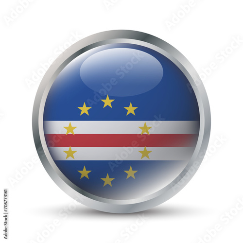Cape Verde Flag 3D Badge Illustration Free Download Cape Verde Flag 3D Badge Illustration - GFXLoad