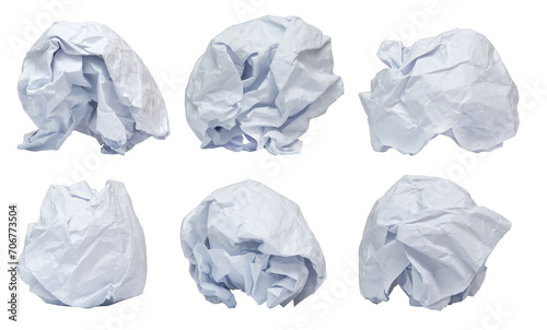 Crumpled paper texture and tissue paper
