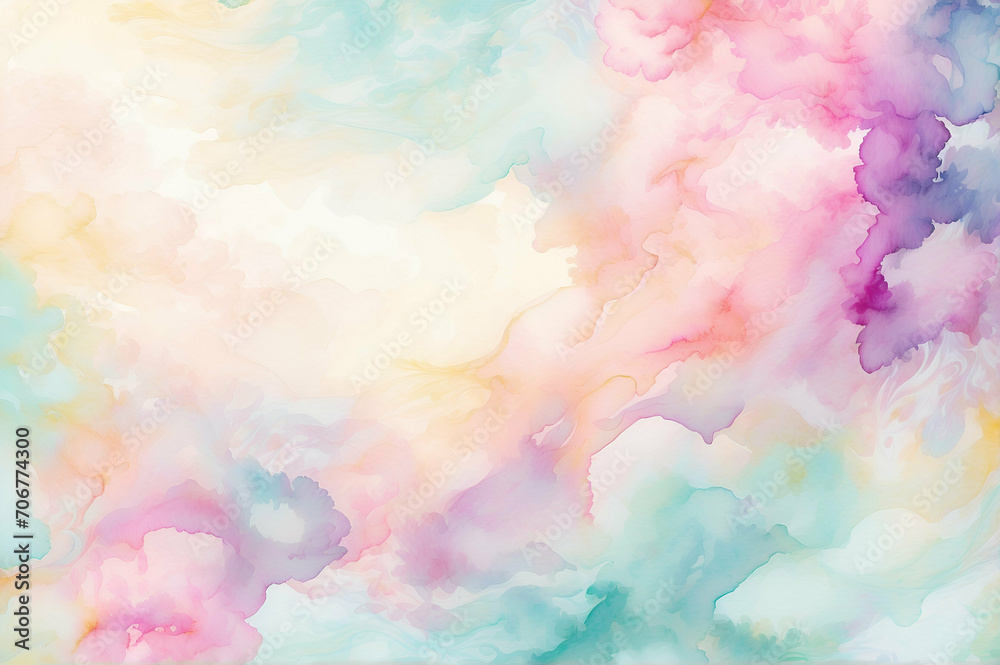 abstract watercolor background pastel color