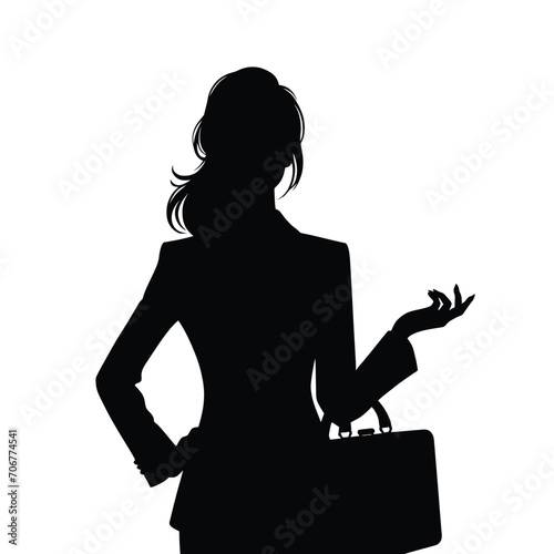 Businesswoman Silhouette