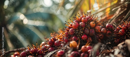 Oil palm fruit Elaeis guine...