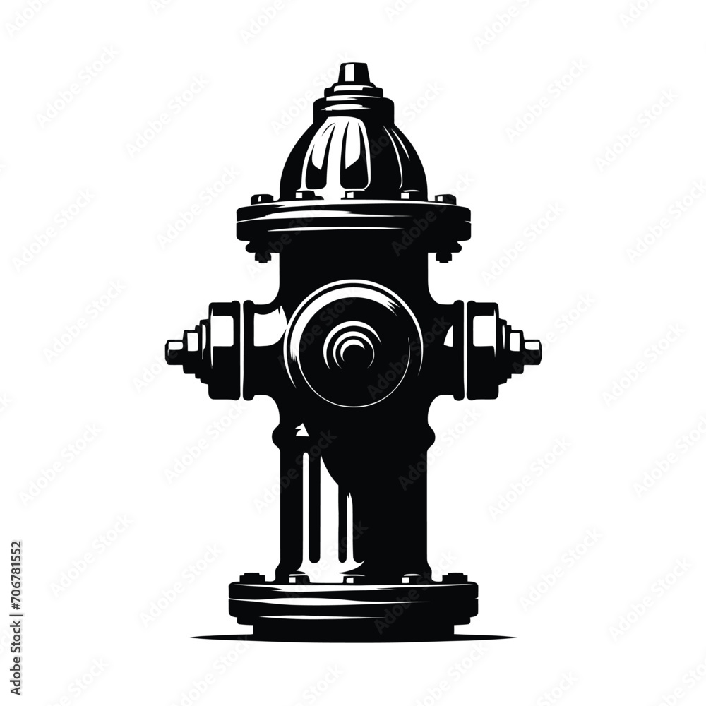 Fire Hydrant Silhouette Fire Hydrant Silhouette