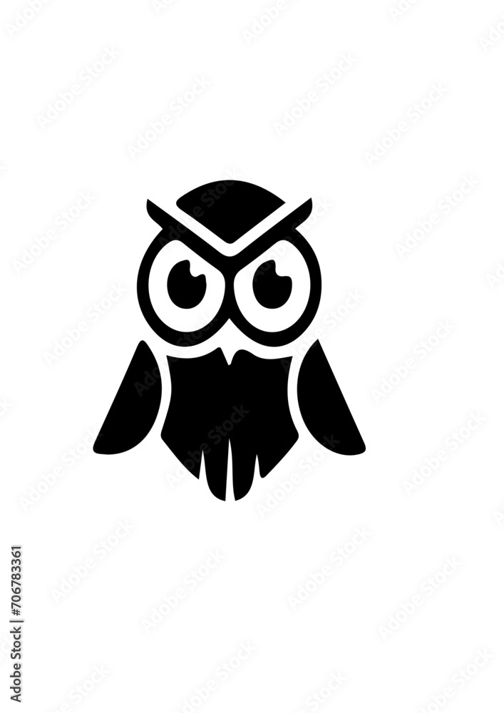 Fototapeta premium owl with gslasse