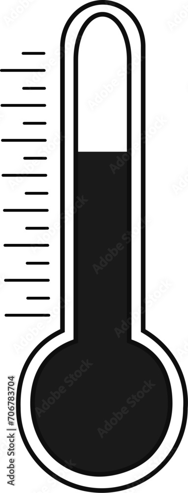 Thermometer Icon. Replaceable vector design. Thermometer Icon. Replaceable vector design.