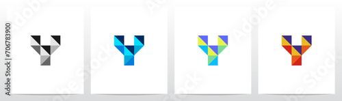 Square Triangle Geometric Colorful Mosaic Letter Logo Design Y Free Download Square Triangle Geometric Colorful Mosaic Letter Logo Design Y - GFXLoad