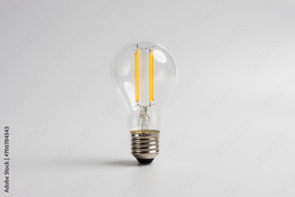 Classic light bulb isolate on white background. Classic light bulb isolate on white background.