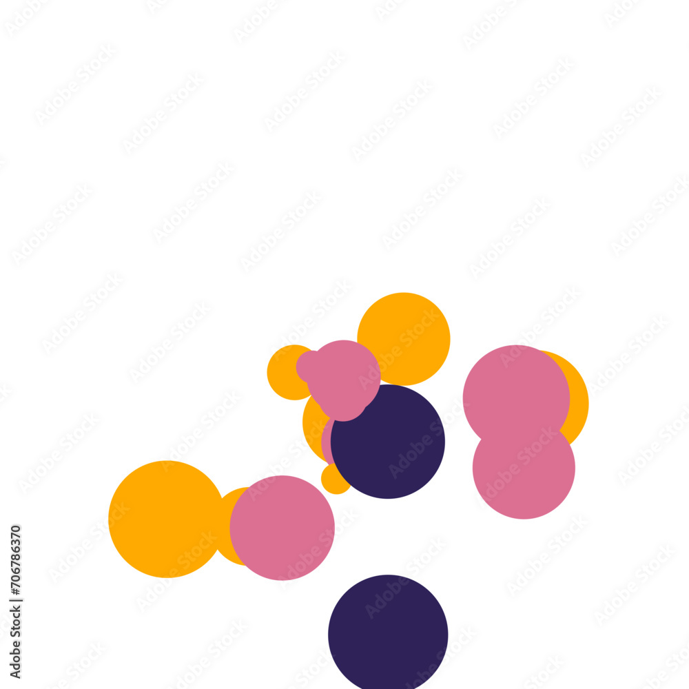 An abstract transparent bubble shape neon circles pattern design element. An abstract transparent bubble shape neon circles pattern design element.