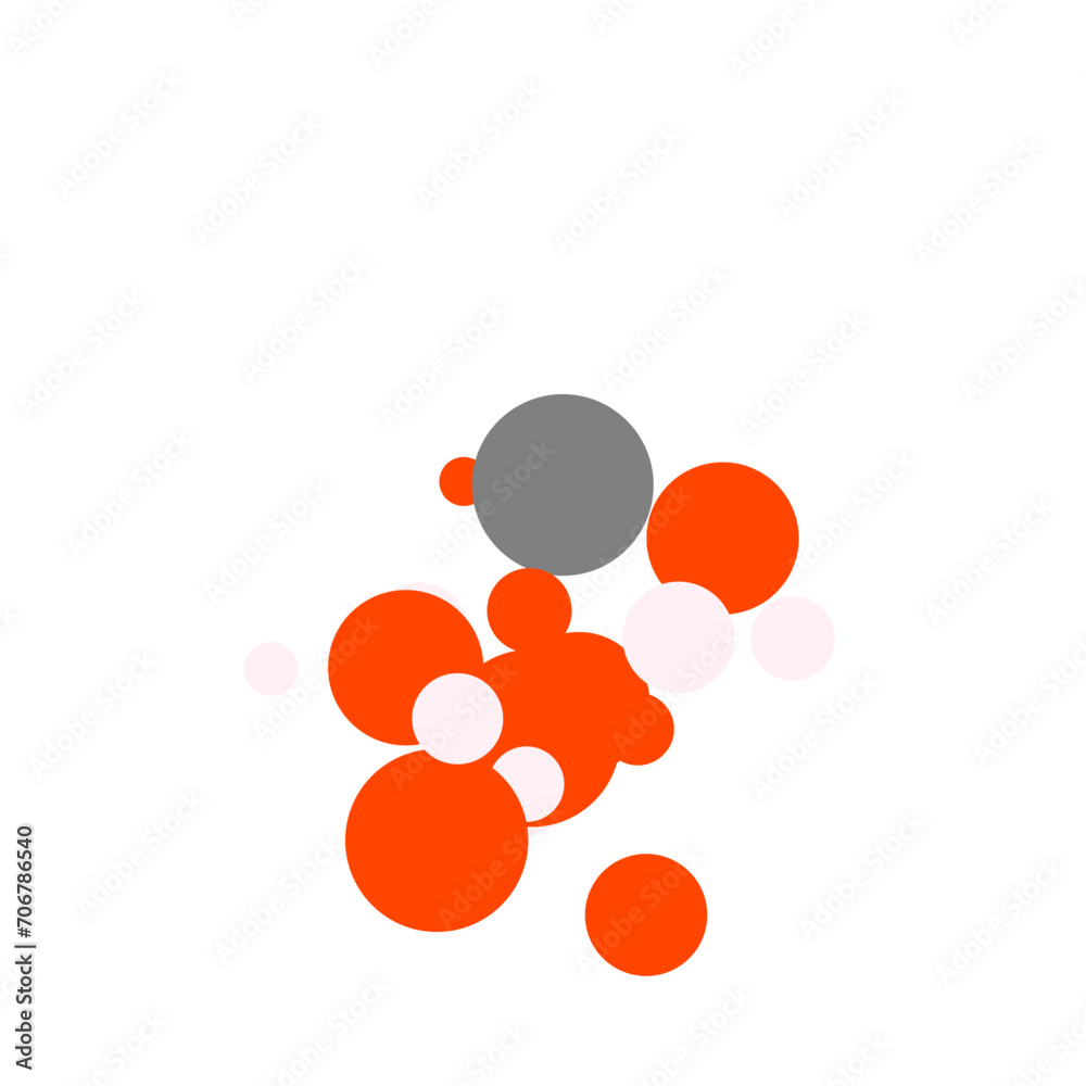 An abstract transparent bubble shape neon circles pattern design element. An abstract transparent bubble shape neon circles pattern design element.