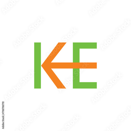 Free Download Letter KE aero letter  direction logo design - GFXLoad