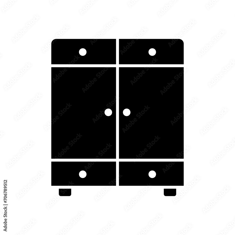 Cupboard icon vector design templates simple and modern Cupboard icon vector design templates simple and modern