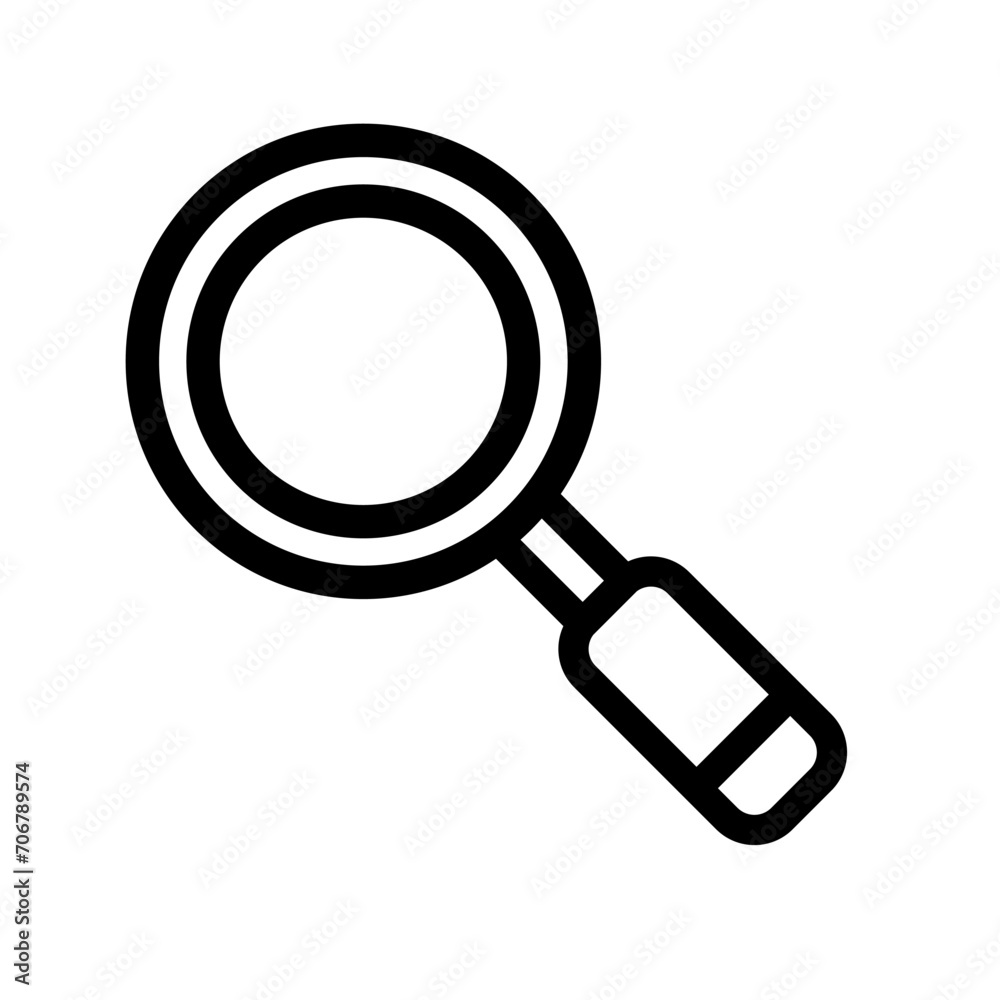 Magnifier lens icon. Vector illustration. EPS 10. Magnifier lens icon. Vector illustration. EPS 10.