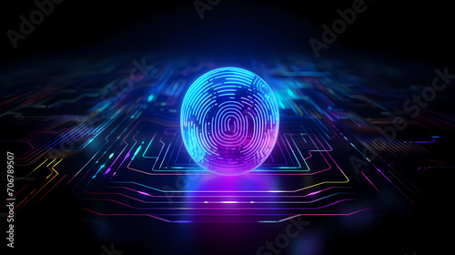 Modern digital abstract 3D background. Can be used to describe network capabilities, process flows, digital storage, science, education, etc.