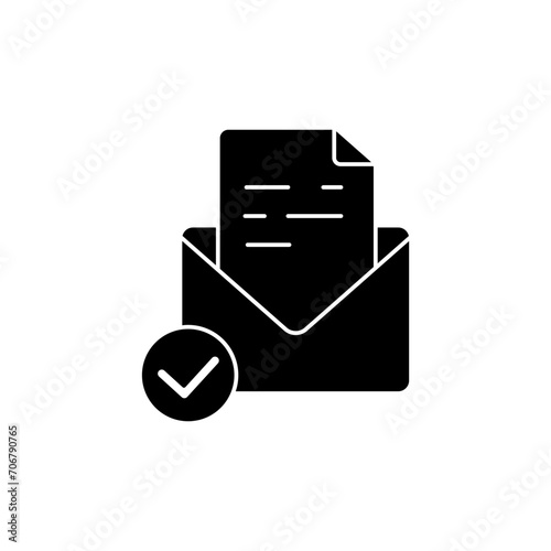 confirmation concept line icon. Simple element illustration. confirmation concept outline symbol design.