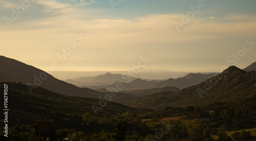 View of the mountains taken from San Diego.