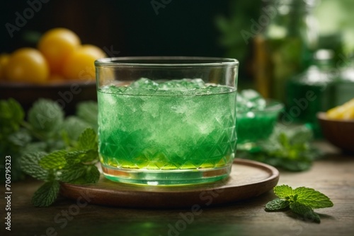 mint in a glass (Mint Jelly)