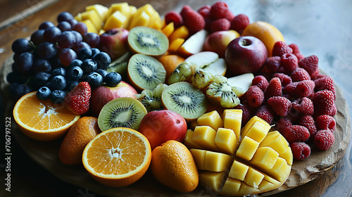 fruit salad in a bowl