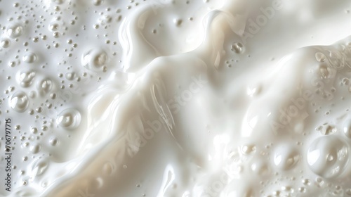 Milk liquid white color drink and food texture background.