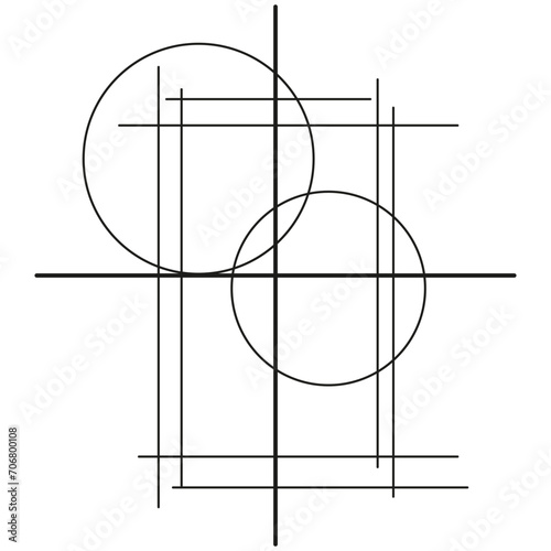 Crosshatch, tangle lines circle. Scribble, sketchy random intersecting lines grid. Vector illustration. PS 10.