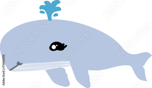 cute whale cartoon