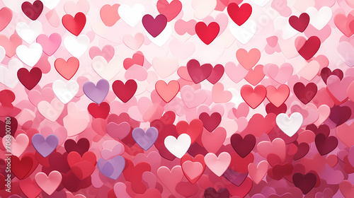 Vibrant Valentine's Day background, love background
