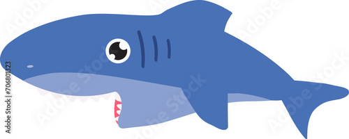 shark fish  animal  sea