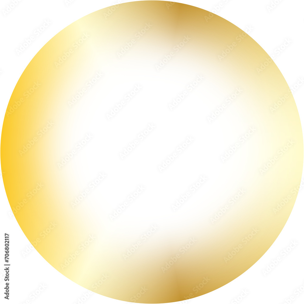 golden circle transparent
