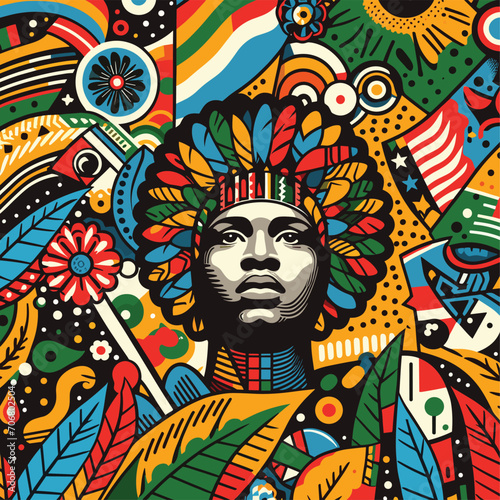 African Liberation Day, colorful, abstract
