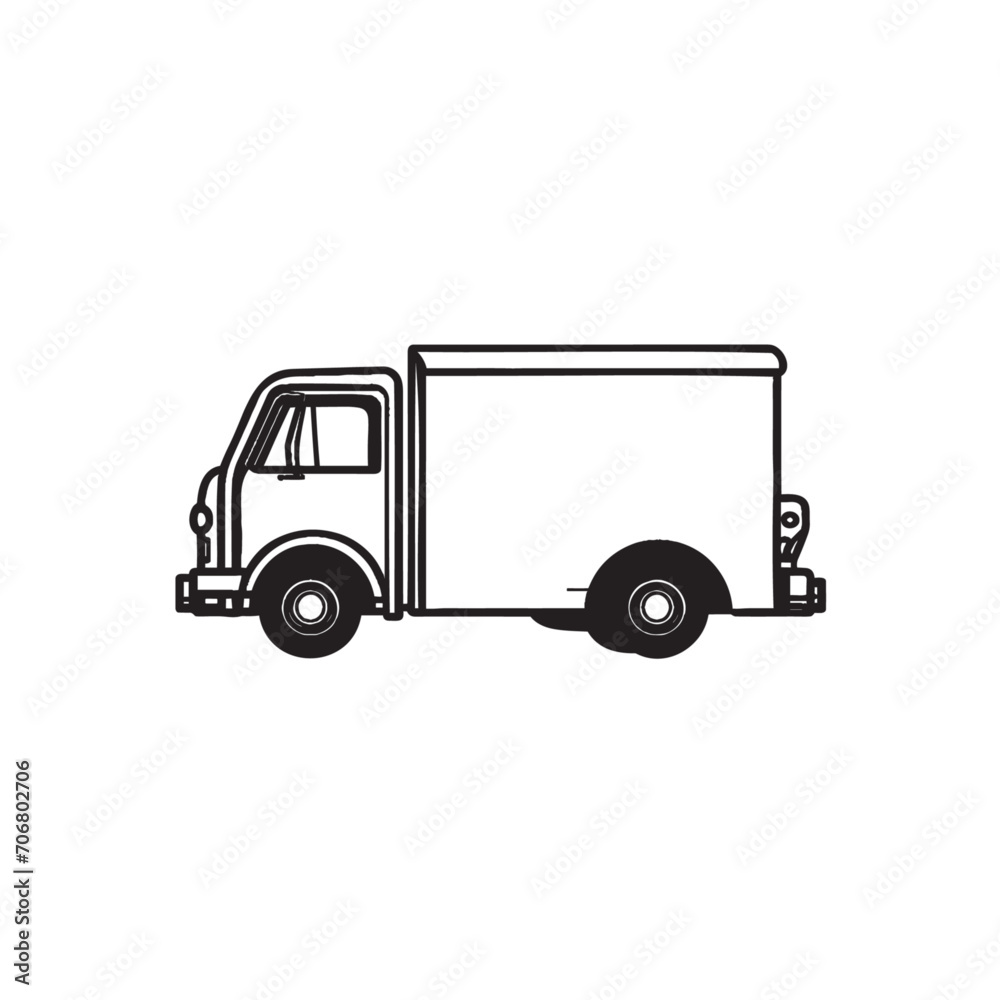 truck icon vector illustration