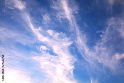青空と雲のデザイン的空模様