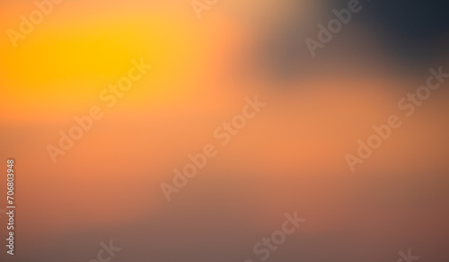 Sunset Sky Orange Cloud Sunrise Background Evening Golden Hour Blue Dawn Twilight Summer blur Nature Night Horizon Sun Clear Beautiful Clean Cloudy Light Dramatic Bright Calm Yellow Soft Warm Abstract © wing-wing