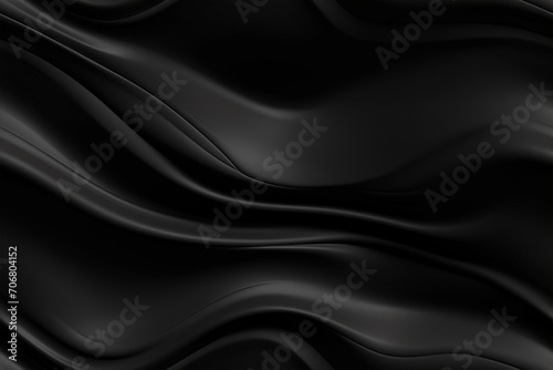 black shiny waves latex silk background wall texture pattern seamless