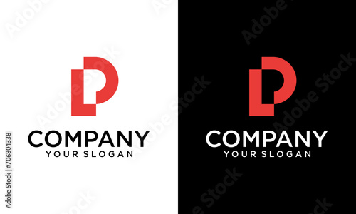 LP icon vector logo design. LP template quality logo symbol inspiration photo