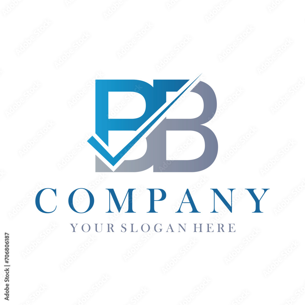 BB Letter Logo Design Template Vector. Creative initials letter BB logo concept. BB Letter Logo Design Template Vector. Creative initials letter BB logo concept.