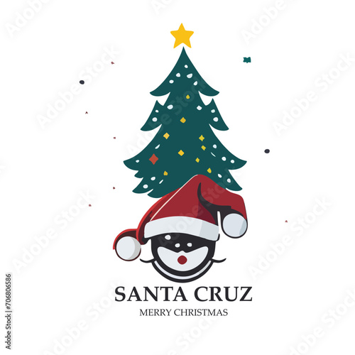 simple logo Christimas